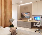 Дизайн проект 2-х комнатной квартиры 86 м2 в ФМР Краснодара